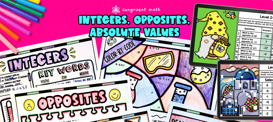 Blog Cover Integers Opposites Absolute Value