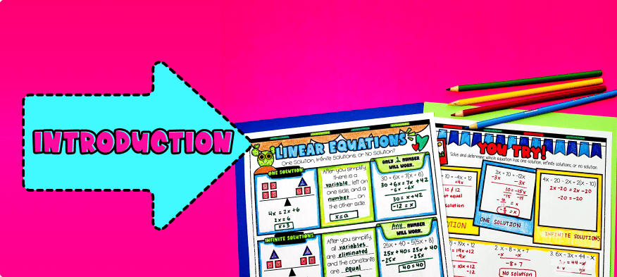 Linear Equations One Solution, No Solution, Infinitely Many Solutions Lesson Plan