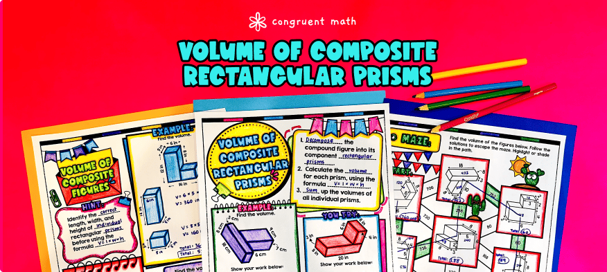 Volume of Composite Rectangular Prisms Composite Figures