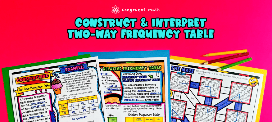Construct & Interpret Two Way Tables