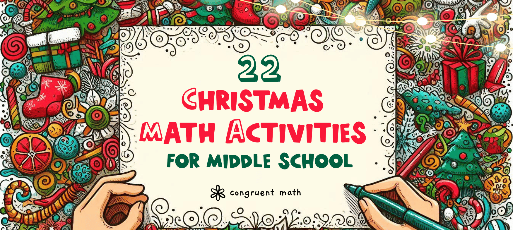 48 Christmas Winter Math Activities for Middle School