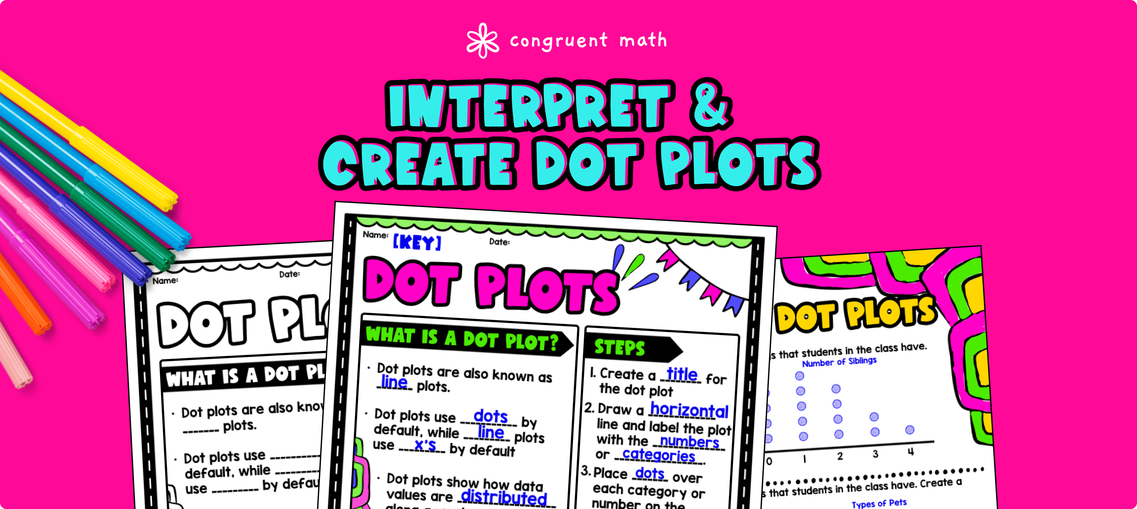 Construct & Interpret Dot Plots