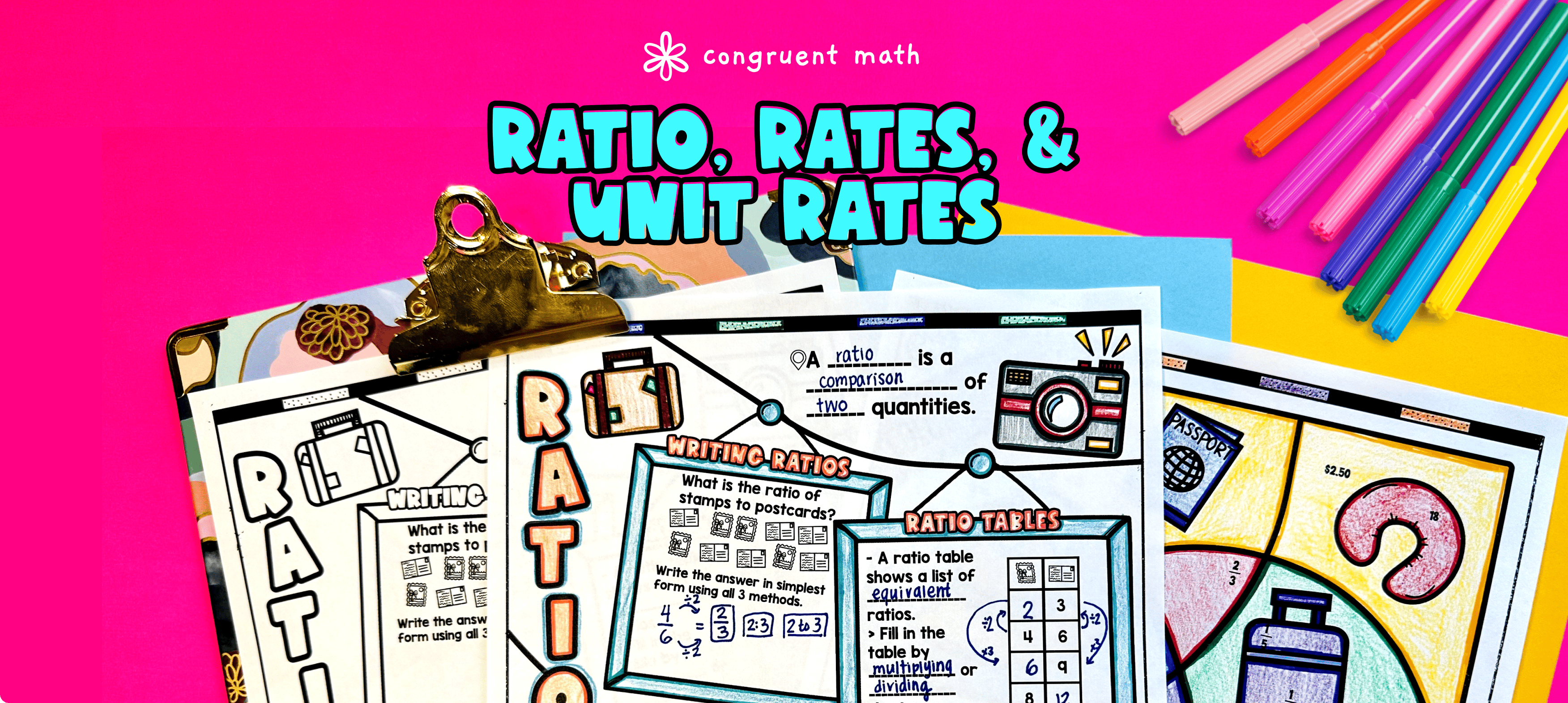 Ratio, Rates, & Unit Rates