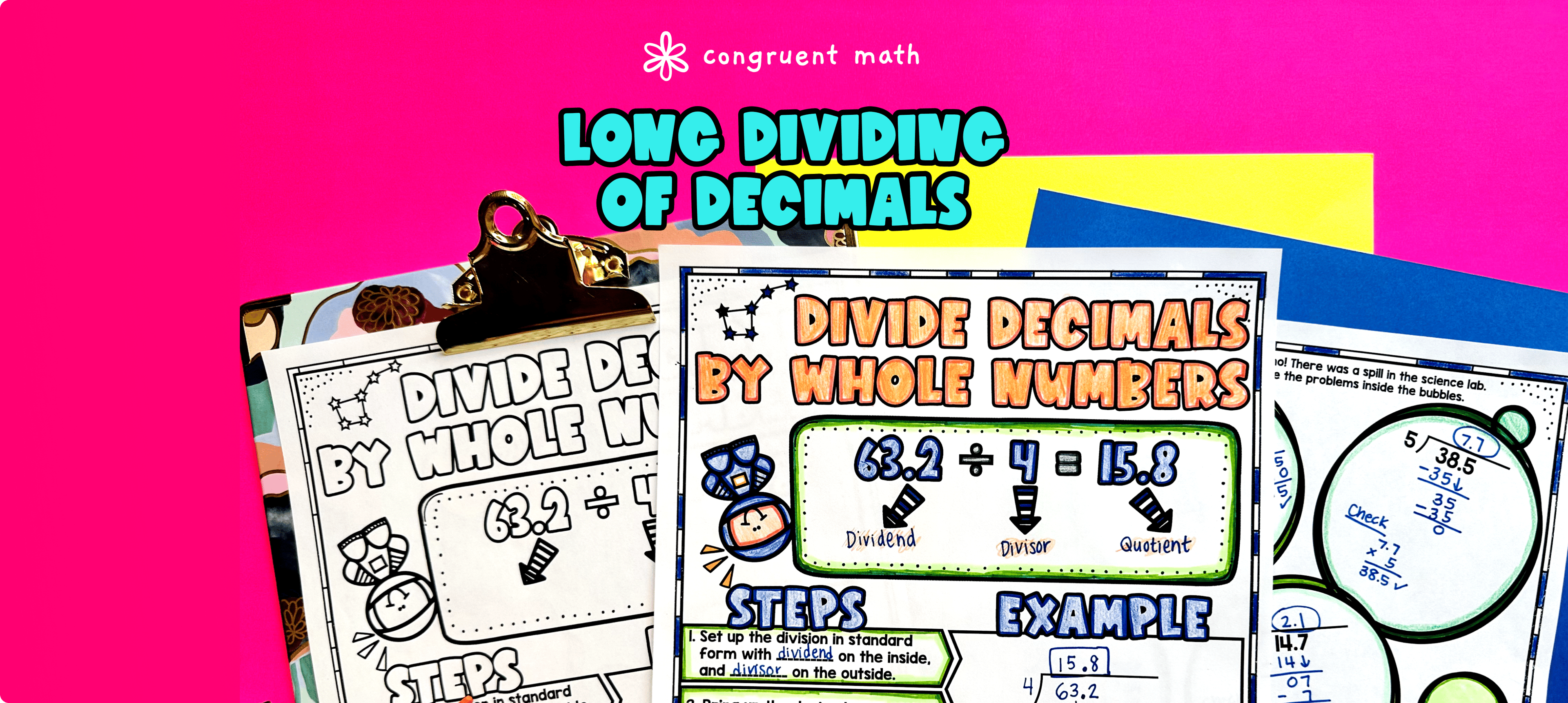Dividing Decimals by Whole Numbers