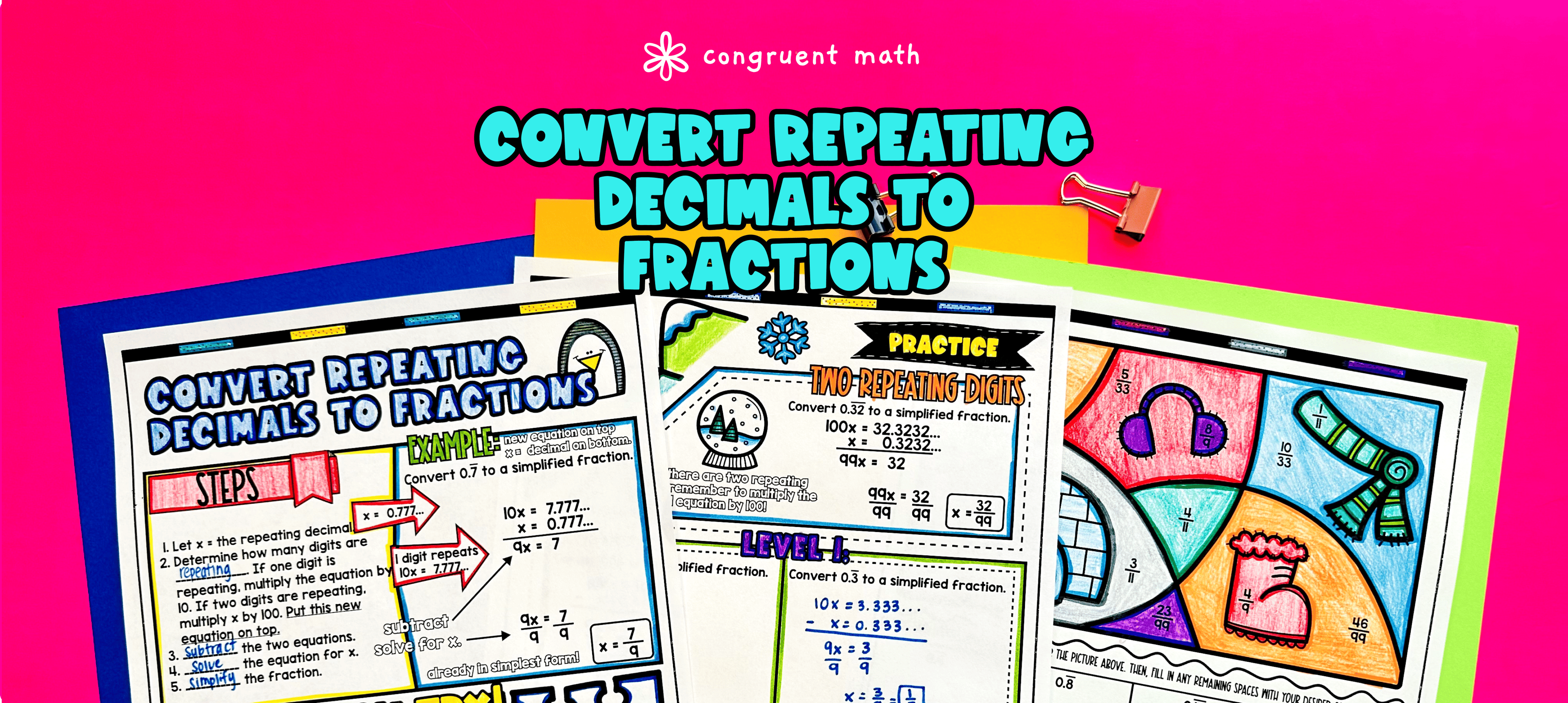 Converting Repeating Decimals to Fractions