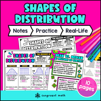 Shapes of Distribution Guided Notes | Symmetrical, Uniform, Skewed